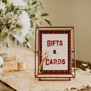 Poster Flannel & fizz Fête des mariées d'hiver Cadeaux et