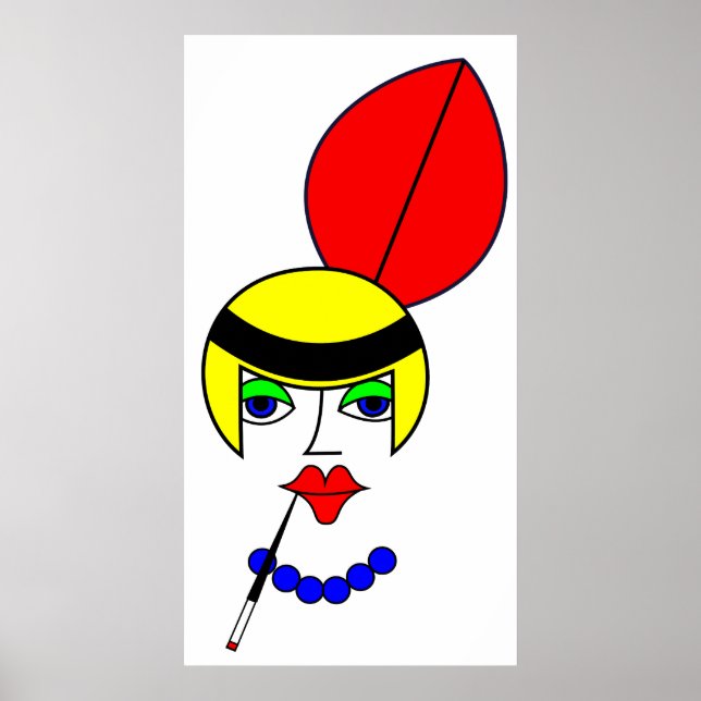 Poster Flapper - Années rugissantes 20 (Devant)