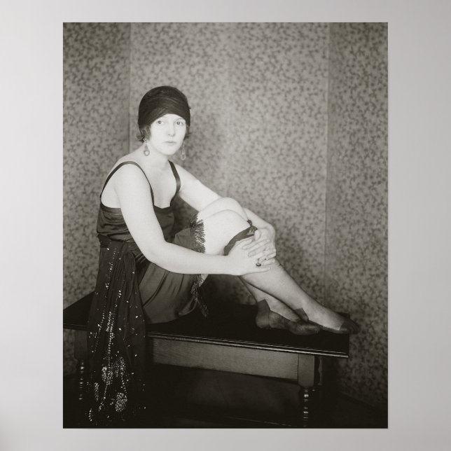 Poster Flapper Fashion, 1922. Photo vintage (Devant)