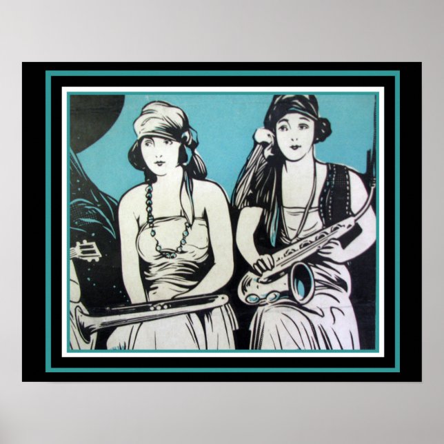 Poster "Flapper Jazz" 16 x 20 (Devant)