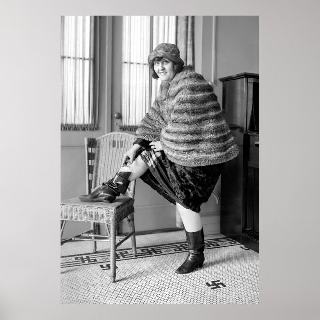 POSTER FLASK 1922 DE DÉMARRAGE D'INTERDICTION DES FLAPPES (Devant)