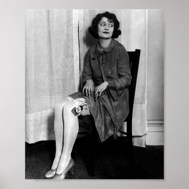 POSTER FLASSE DE CEINTURE DE GARTRE LIQUOR - INTERDICTION (Devant)