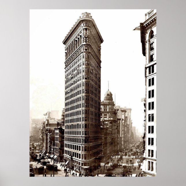 Poster Flatiron Building 1910 (Devant)