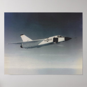 Poster Flèche Avro - RL202 à angle faible