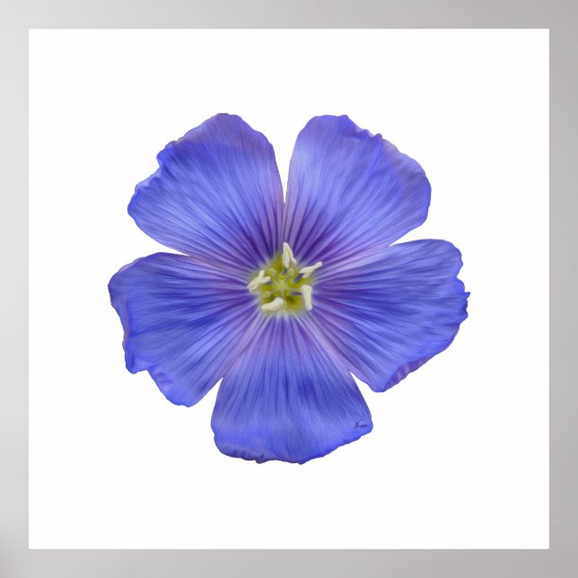Poster Flèche bleue n° 1 (Devant)
