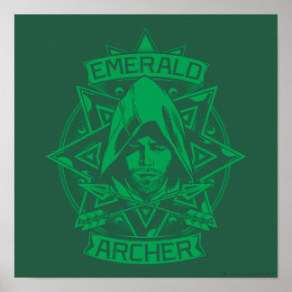 Poster Flèche | Emerald Archer Graphic