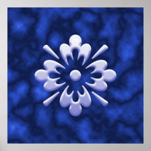 Poster Fleur Abstraite