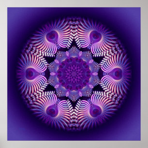Poster Fleur Apophyse Kaleidoscope I
