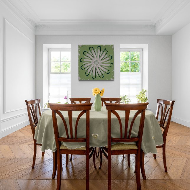 Poster Fleur blanche simple (Créateur téléchargé)