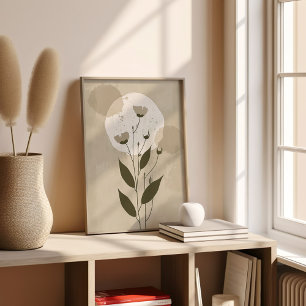 Poster Fleur botanique Boho