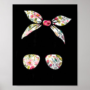 Poster Fleur chignon désordonné femmes vie de maman cheve