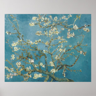 Poster Fleur d'amandes de Vincent van Gogh (1890)