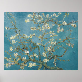 Poster Fleur d'amandes de Vincent van Gogh (1890)