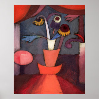 Poster Fleur d'automne (1922) de Paul Klee