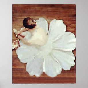 Poster Fleur de ballet