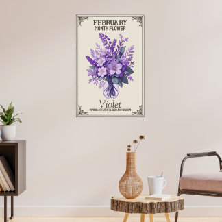 Poster Fleur de février