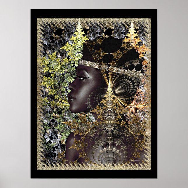 Poster Fleur de la Jungle africaine (Devant)