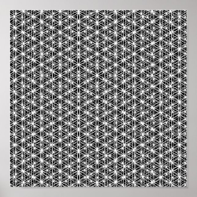 Poster Fleur De La Vie Weave Intricte #4 (Devant)
