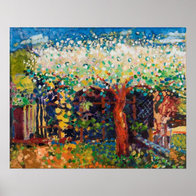 Poster Fleur de l'arbre Apple (Devant)