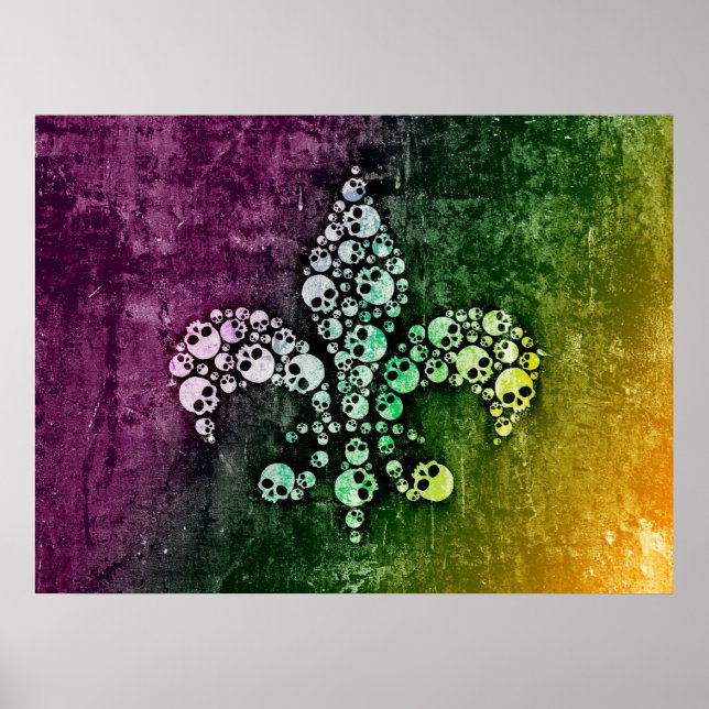 Poster Fleur de Lis (Devant)
