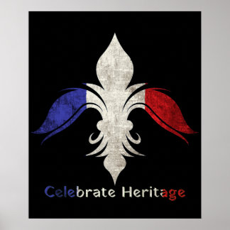 Poster Fleur-de-lis