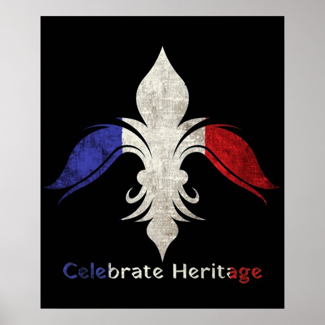Poster Fleur-de-lis (Devant)