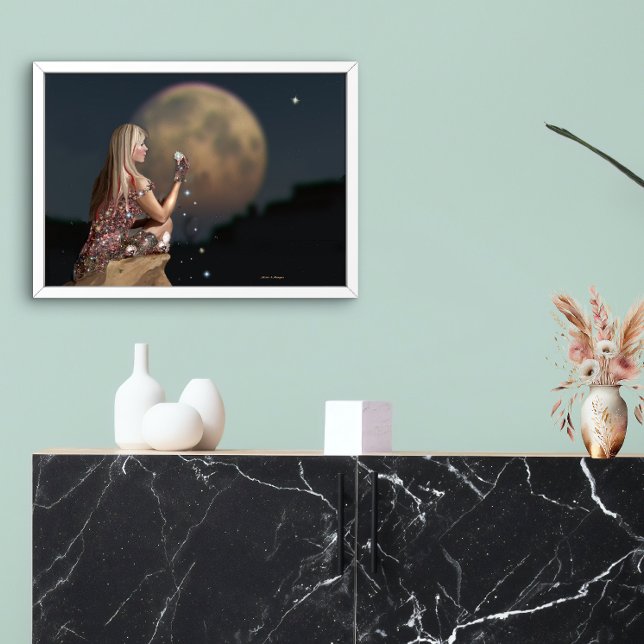 Poster Fleur de lune (Créateur téléchargé)