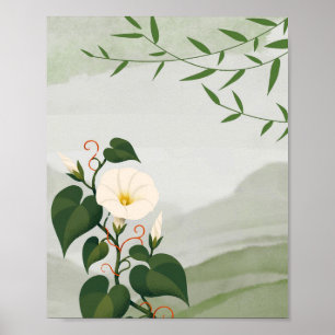 Poster Fleur de lune 
