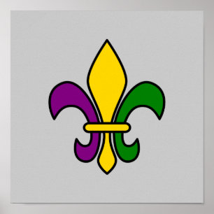 Poster Fleur de lys