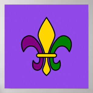Poster Fleur de lys