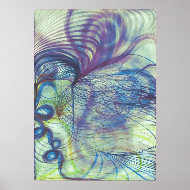 Poster Fleur de Samuel Warrand par Georgiana Houghton Pos (Devant)