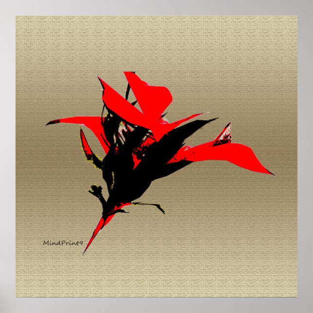 Poster Fleur de souhait (Devant)