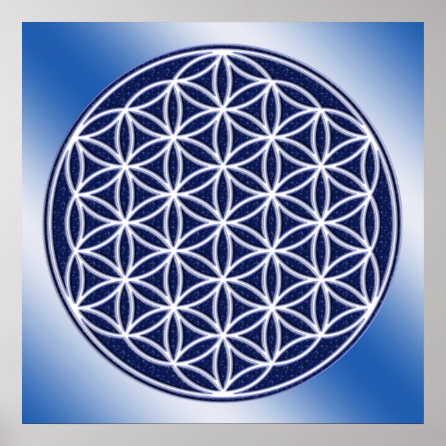 Poster Fleur De Vie / Ciel (Devant)