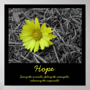 Poster Fleur d'espoir