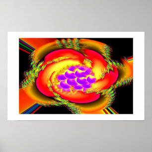 Poster fleur d'espoir art floral