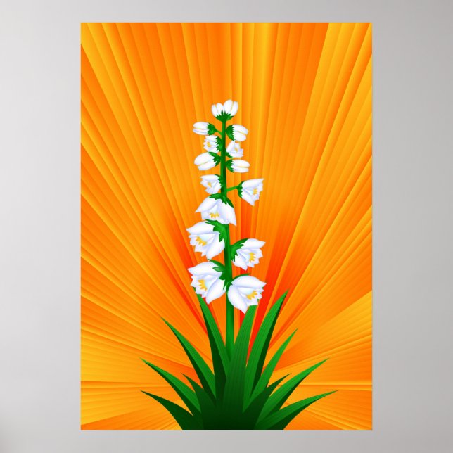 Poster Fleur du Yucca (Devant)