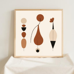 Poster Fleur Équilibrée
