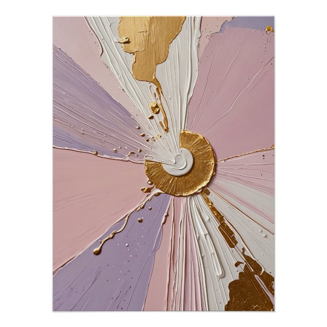 Poster Fleur éthérique (Devant)