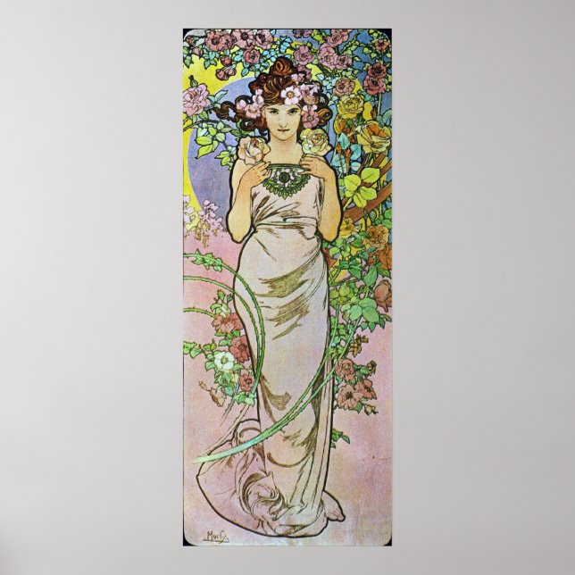 Poster Fleur fille (Devant)