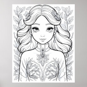 Poster Fleur gracieuse : Un symbole de l'élégance naturel