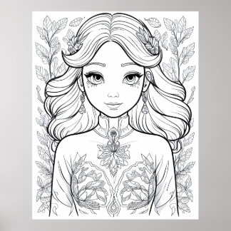 Poster Fleur gracieuse : Un symbole de l'élégance naturel