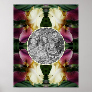 Poster Fleur Iris Jaune Créez Votre Propre Photo