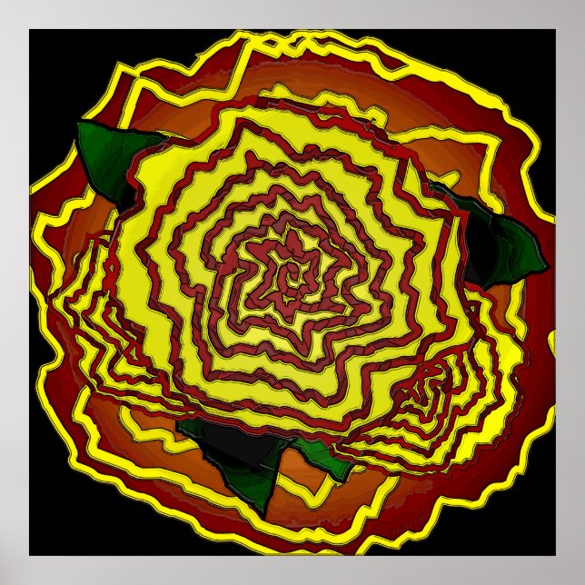 Poster fleur mexicaine (Devant)