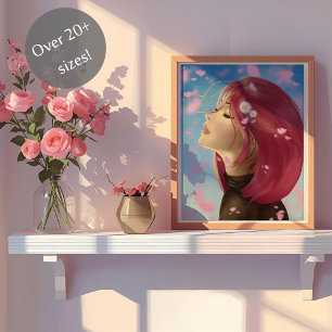 Poster Fleur Pacifique