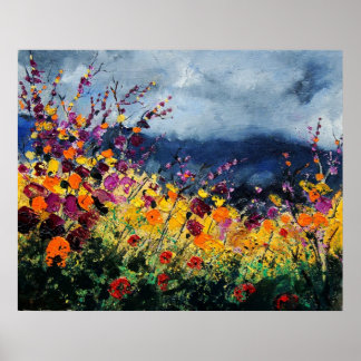 Poster fleur sauvage45
