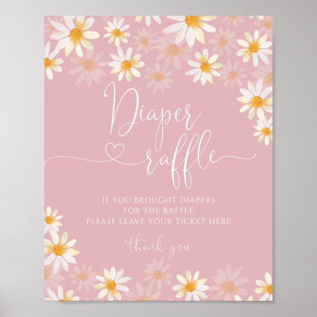 Poster fleur sauvage au carrelage (Devant)