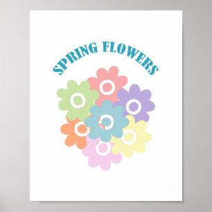 Poster Fleur sauvage du printemps