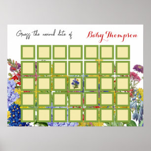 Poster Fleur sauvage Floral Baby in Bloom Guess Jeu Douch