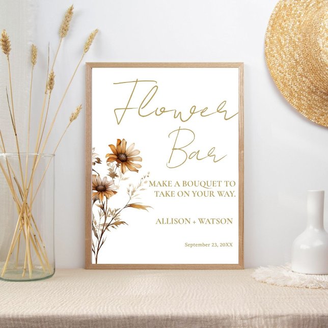 Poster Fleur sauvage Flower bar signe fleur de douche nup (Créateur téléchargé)