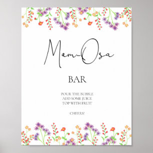 Poster Fleur sauvage \ Maman-osa bar